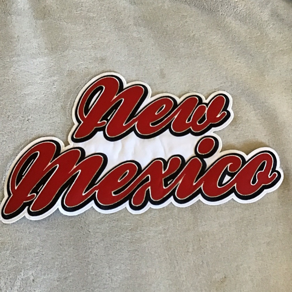 NEW MEXICO Embroidered Iron-On 14"x 7.5" Patch